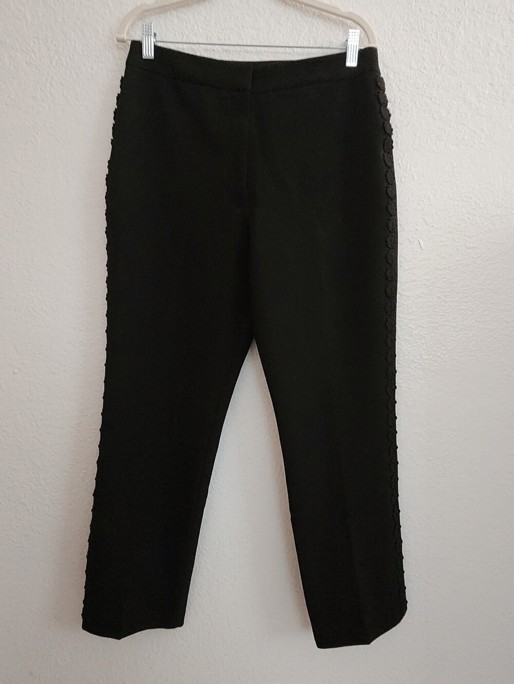 Kate Spade Black Laced Slacks. Size 8